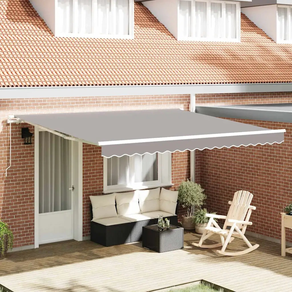 Tenda da Sole | Tenda parasole Grigio chiaro 400 x 350 x 165 cm