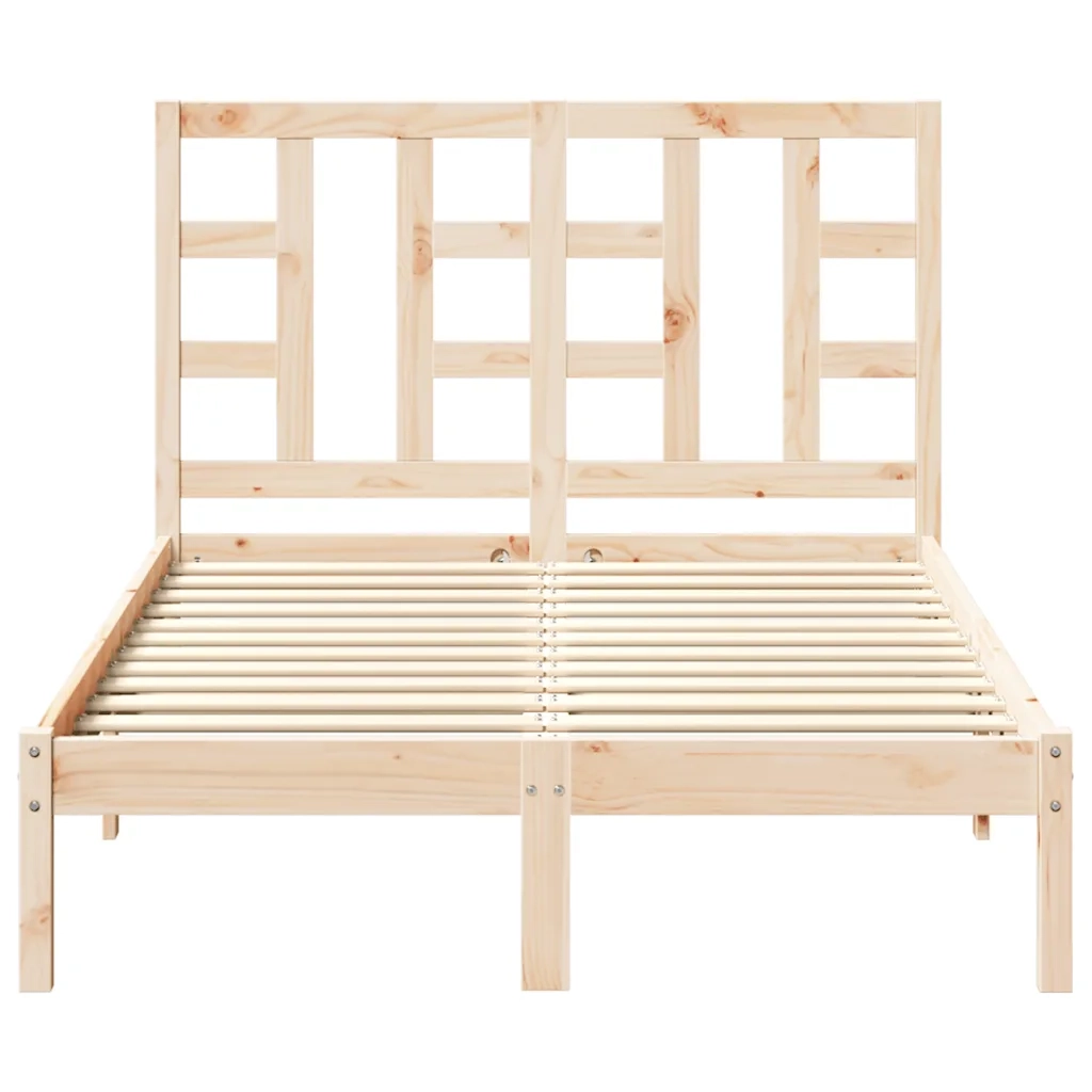 Giroletto-Struttura Letto in Legno Massello 120x190 cm Small Double 885974