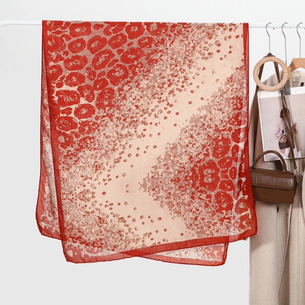 Nuova sciarpa/scialle da donna con stampa vintage effetto pietra, scialle oversize