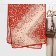 Nuova sciarpa/scialle da donna con stampa vintage effetto pietra, scialle oversize