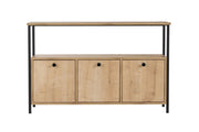 Credenza in legno "Solace" - 120 x 30 x 77 cm - Beige