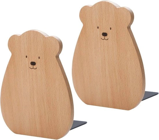 Sostegno per libri in legno - sostegno per libri in beugo con anticaduta - cassettiera per pannelli - per casa e ufficio