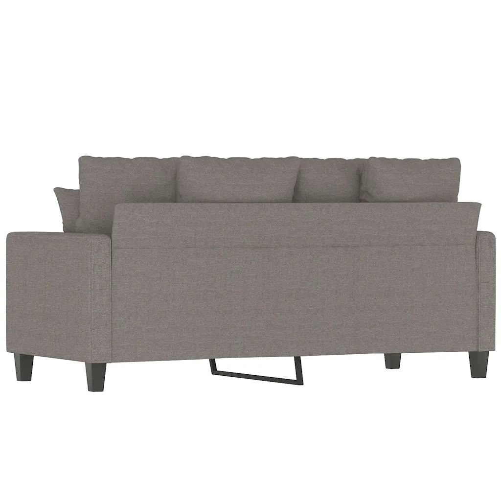 Divano | Divano da soggiorno | Sofa a 2 Posti Tortora 140 cm in Tessuto