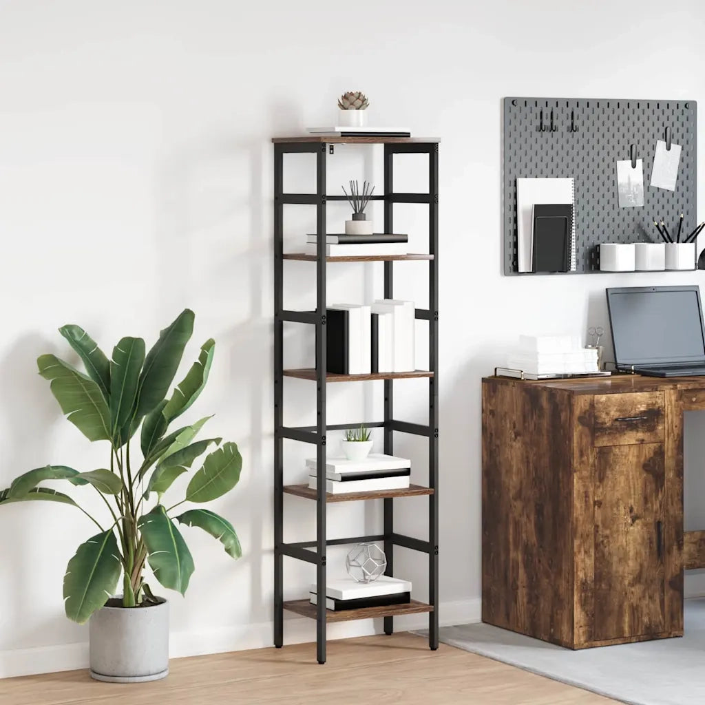 Libreria Rovere fumé 40 x 29,5 x 149 cm Legno multistrato 883912