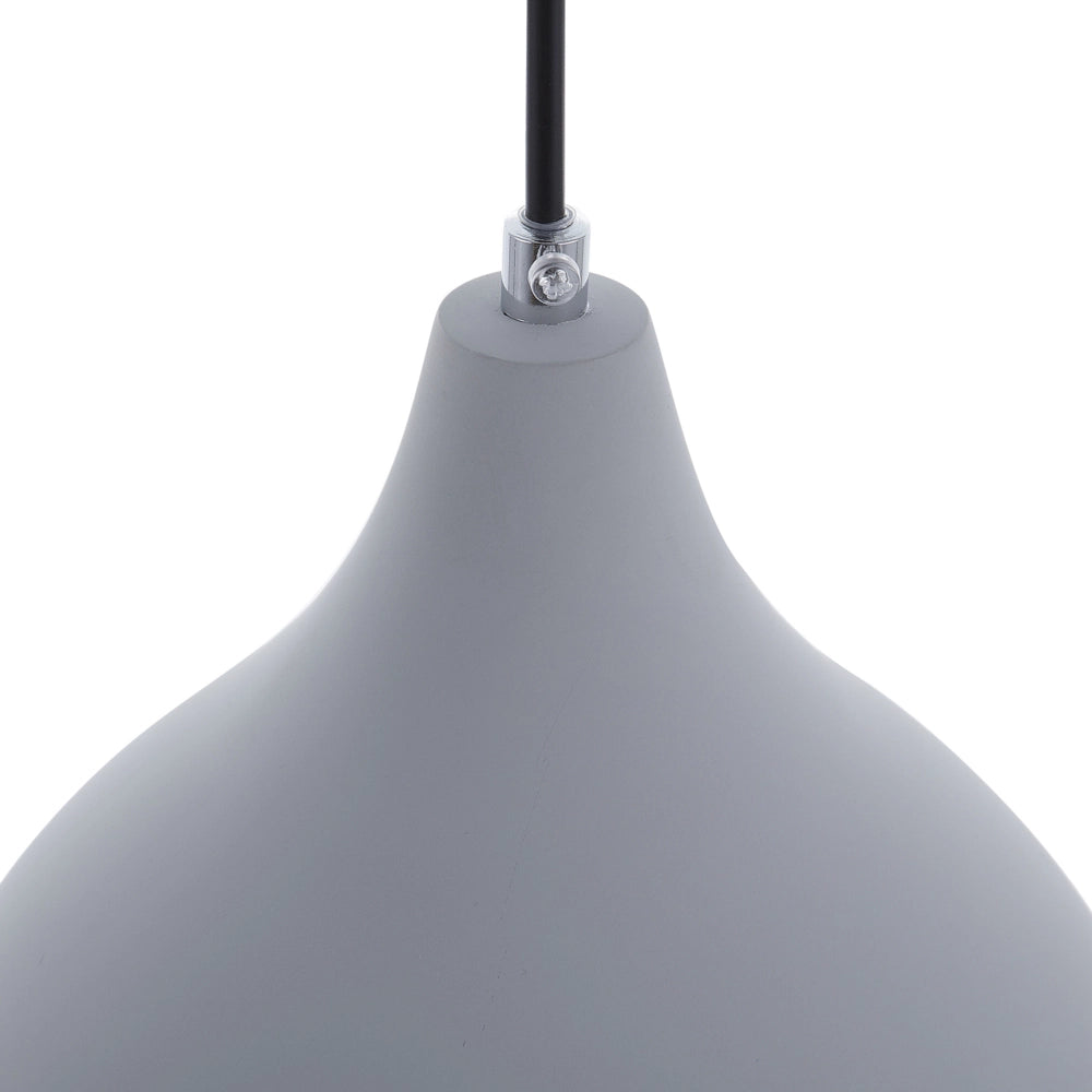 Lampada a sospensione lampadario in stile scandinavo in cemento di colore grigio soggiorno