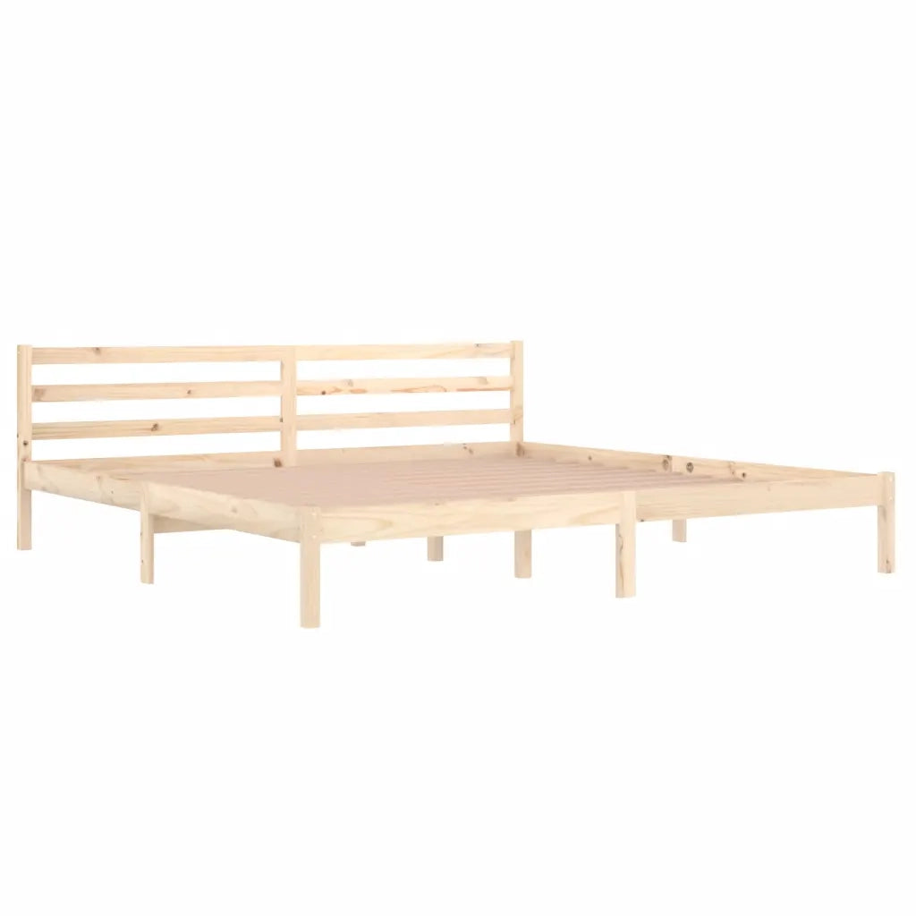 Giroletto-Struttura Letto in Legno Massello di Pino 200x200 cm 972668