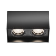 Plafoniera Maytoni Slim nera 2xGU10 dimmerabile IP20