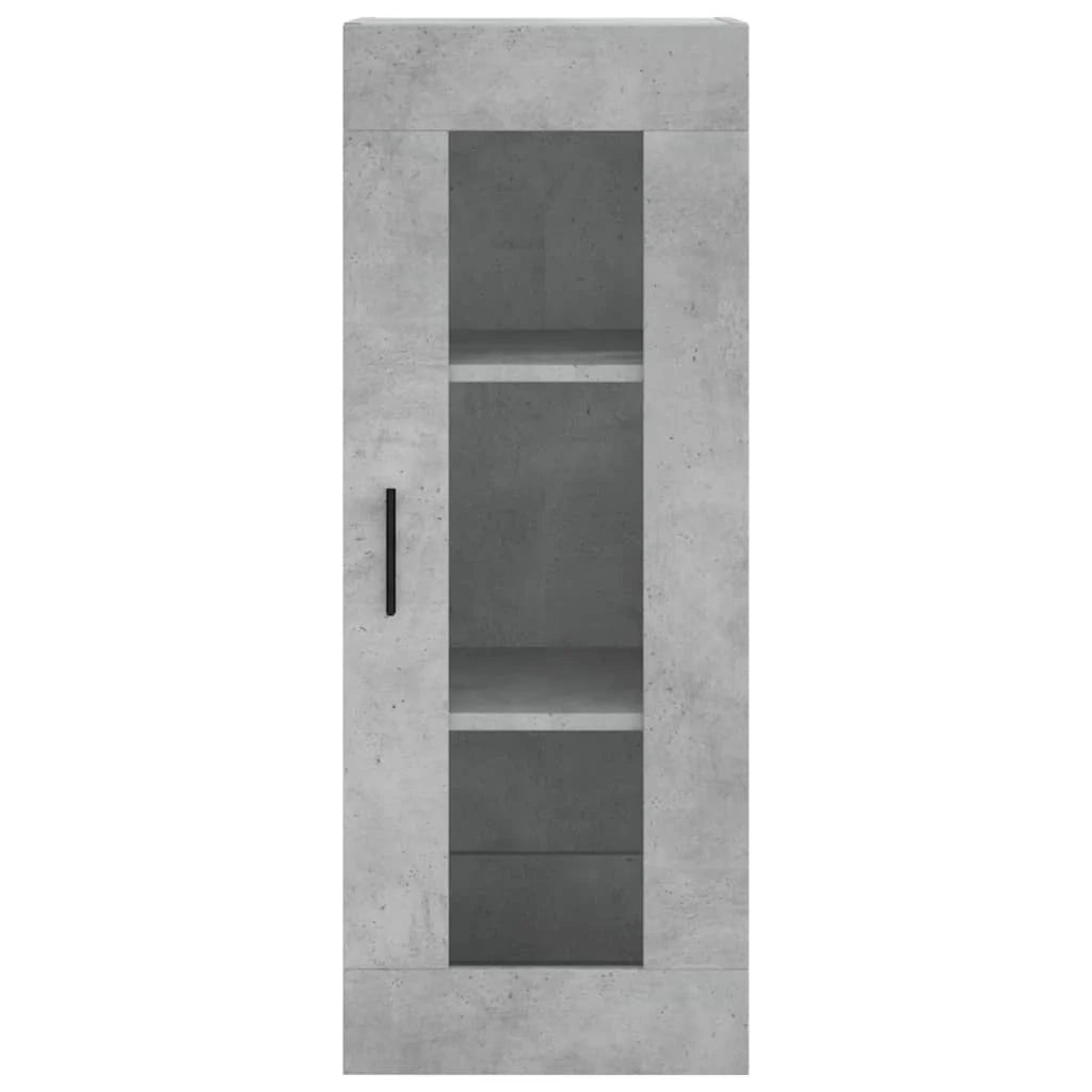Buffet credenza cassettiera mobiletto mobile contenitore organizer cucina soggiorno salotto alto 34,5 x 34 x 180 cm legno ingegnerizzato grigio 02_0034279