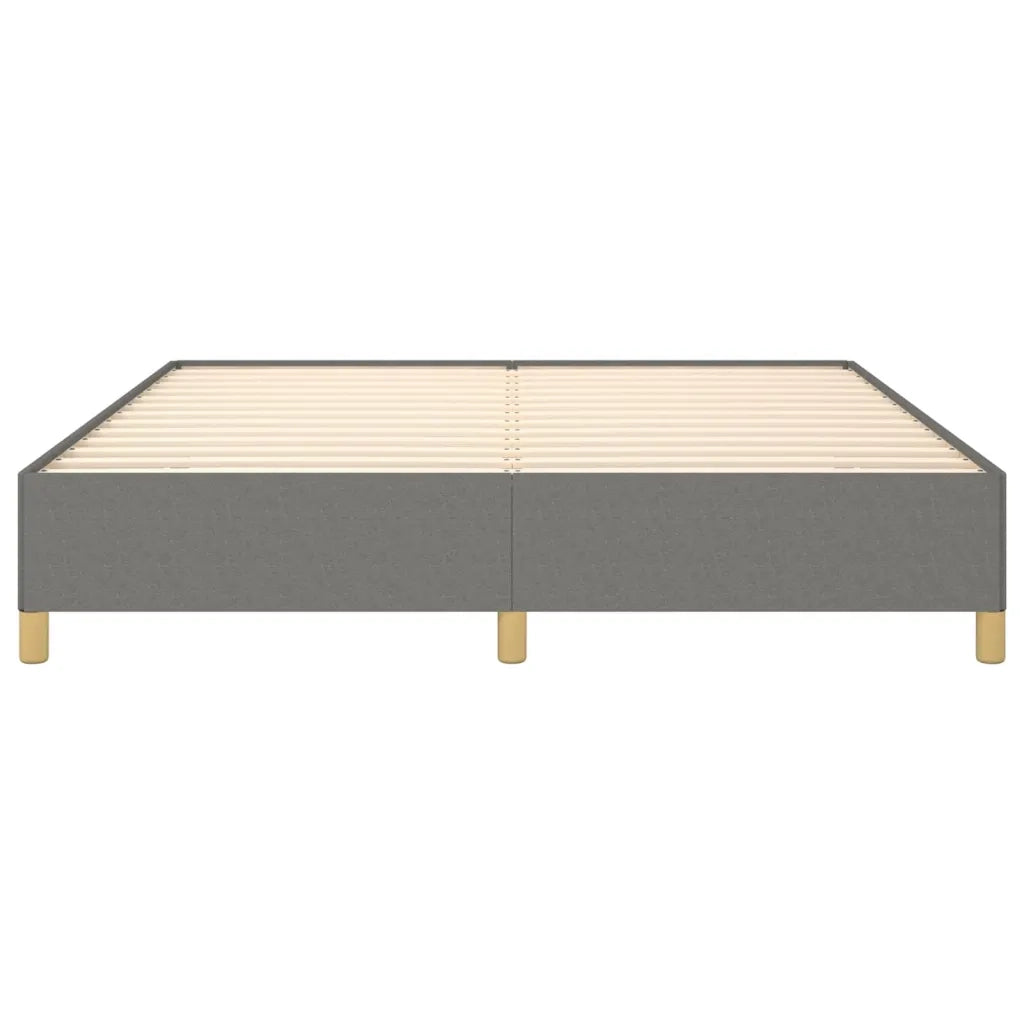 Giroletto senza Materasso Grigio Scuro 180x200 cm Tessuto 347182