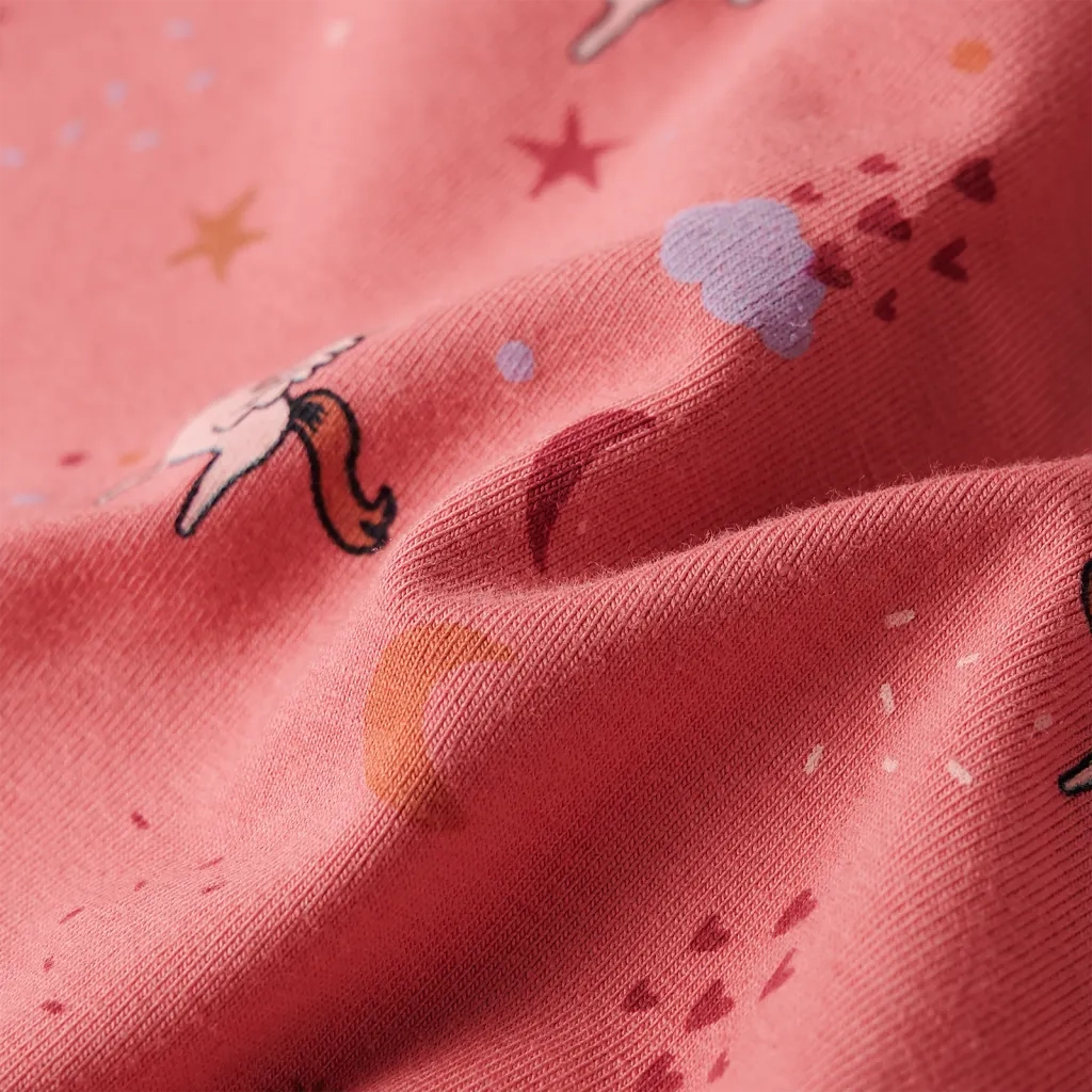 Pigiama da Bambina a Maniche Lunghe Rosa Antico 92 CFW9461473