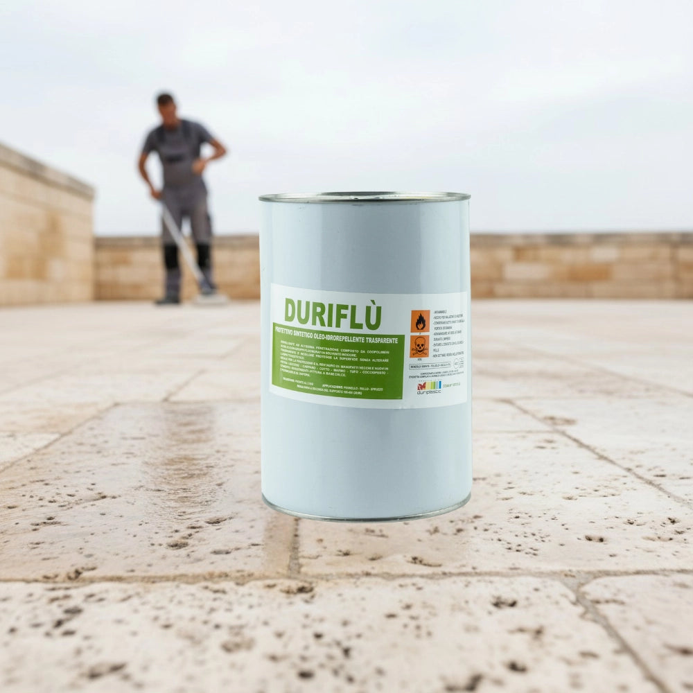 Duriflù oleo-idrorepellente sintetico trasparente per superfici *** formato 15 lt, confezione 1