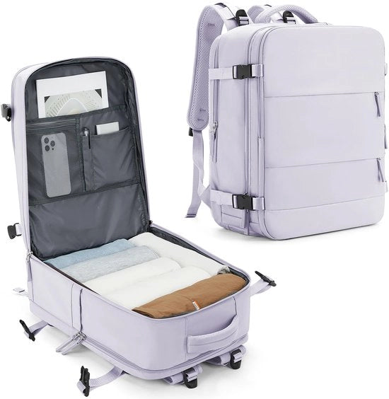 Borsa a Mano Rucksack con Schienale per Laptop per Uomo Donna 

Dimensioni: 45x36x20 cm
Con Tasca per Scarpe
