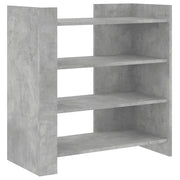 Credenza | Madia | Buffet da pranzo | Armadio da pranzo Grigio Cemento 73,5x35x75 cm in Legno Multistrato