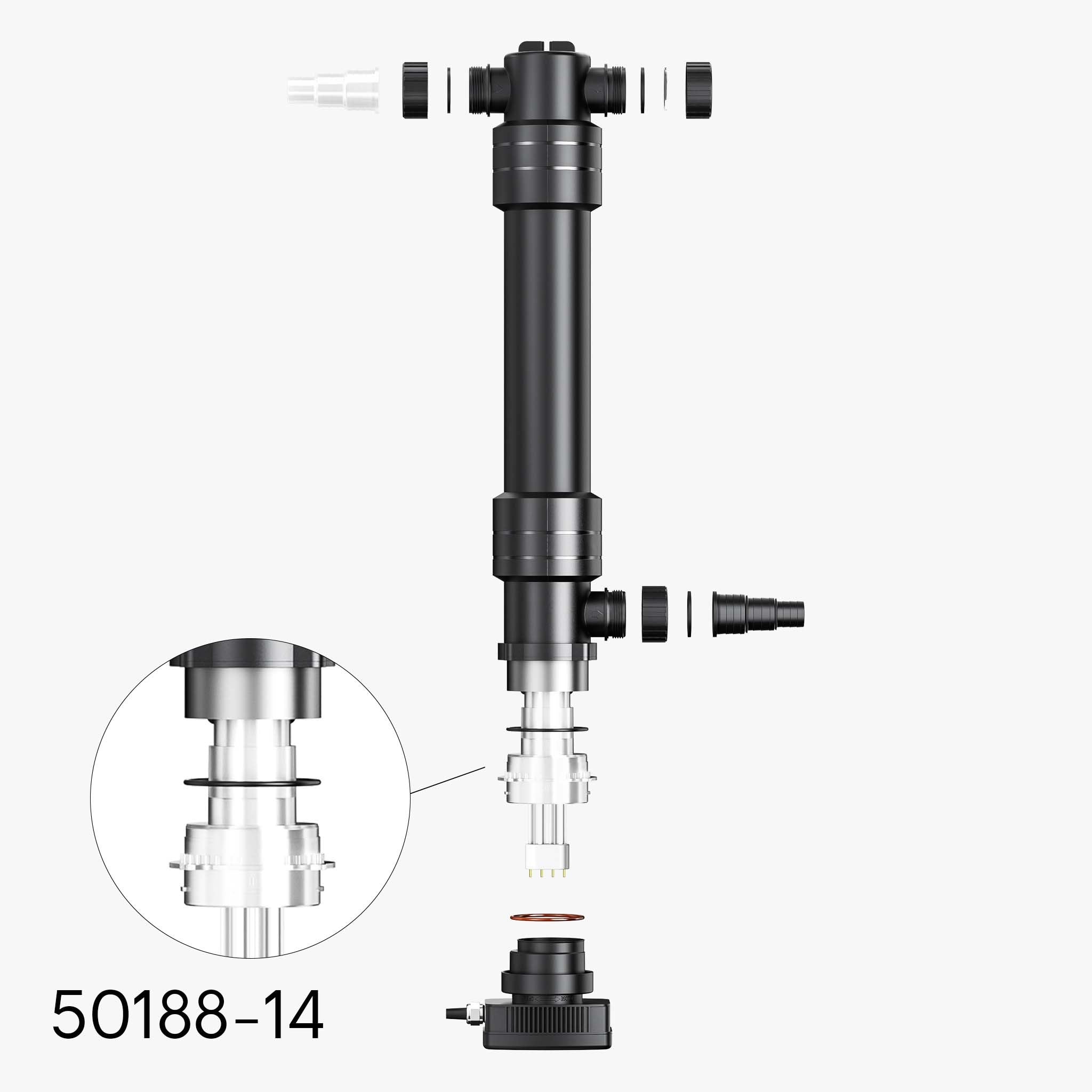 Ricambio per chiarificatore per laghetto CUV-636 Vetro di quarzo