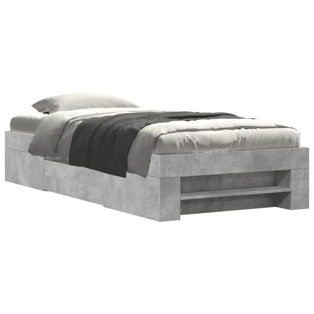 Giroletto Grigio Cemento 90x200 cm in Legno Multistrato