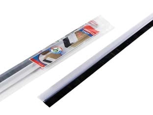 PARAFREDDO ADESIVO RIGIDO PER PORTE CON SPAZZOLINO- - cm.100 colore trasparente - 25 pezzi GEKO