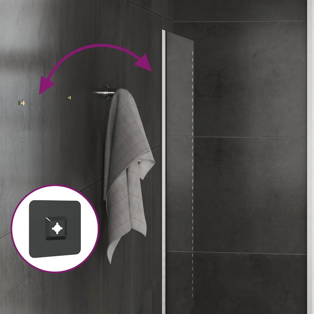 Specchio da Bagno con Luci LED 50x50 cm
