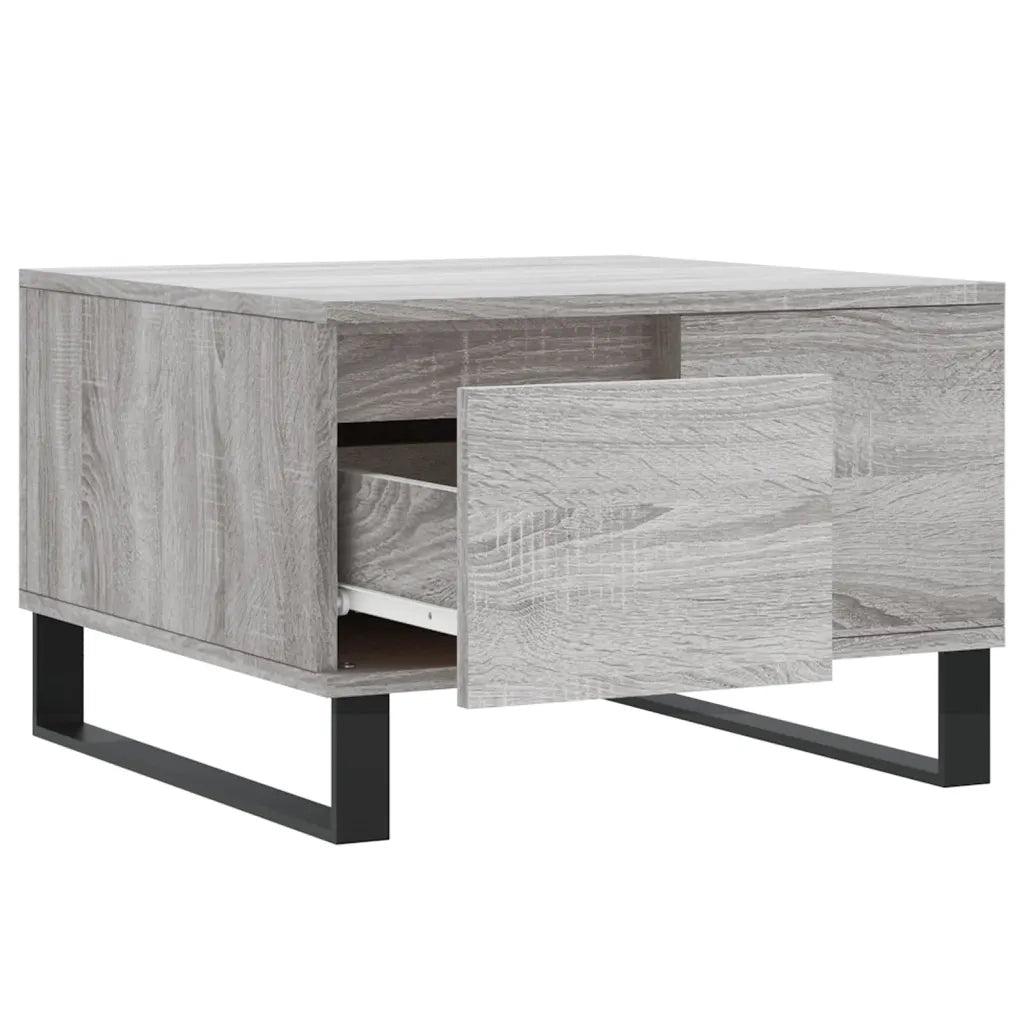 Tavolino salotto | Tavolino da caff¨¨ | Tavolino da Soggiorno Grigio Sonoma 55x55x36,5 cm Legno Multistrato