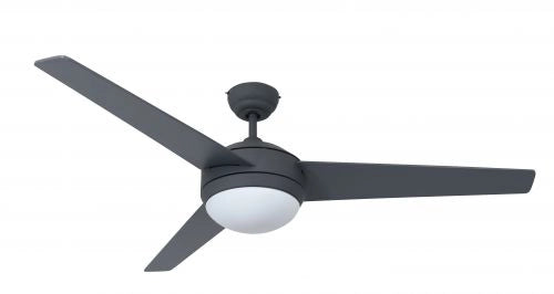 Vam Ventilatore da soffitto Grafite - bianco 122 cm con Luce 2xE27 & Telecomando con Sensore Temperatura
