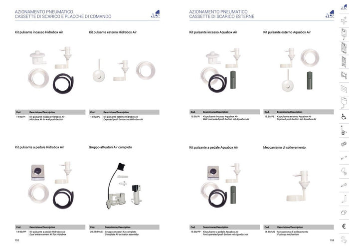 Gruppo attuatori elettronica air completo todini 20.21e pn c
