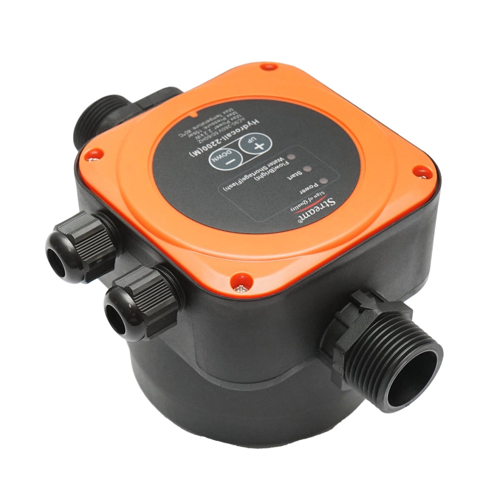 Pressostato elettronico automatico 2.2KW, 220V per pompa dell'acqua, pressione regolabile manualmente max. 15 bar, HYDROCALL-2200M