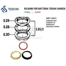 Gruppo di serraggio unibox 3 pz. todini 5.85 3