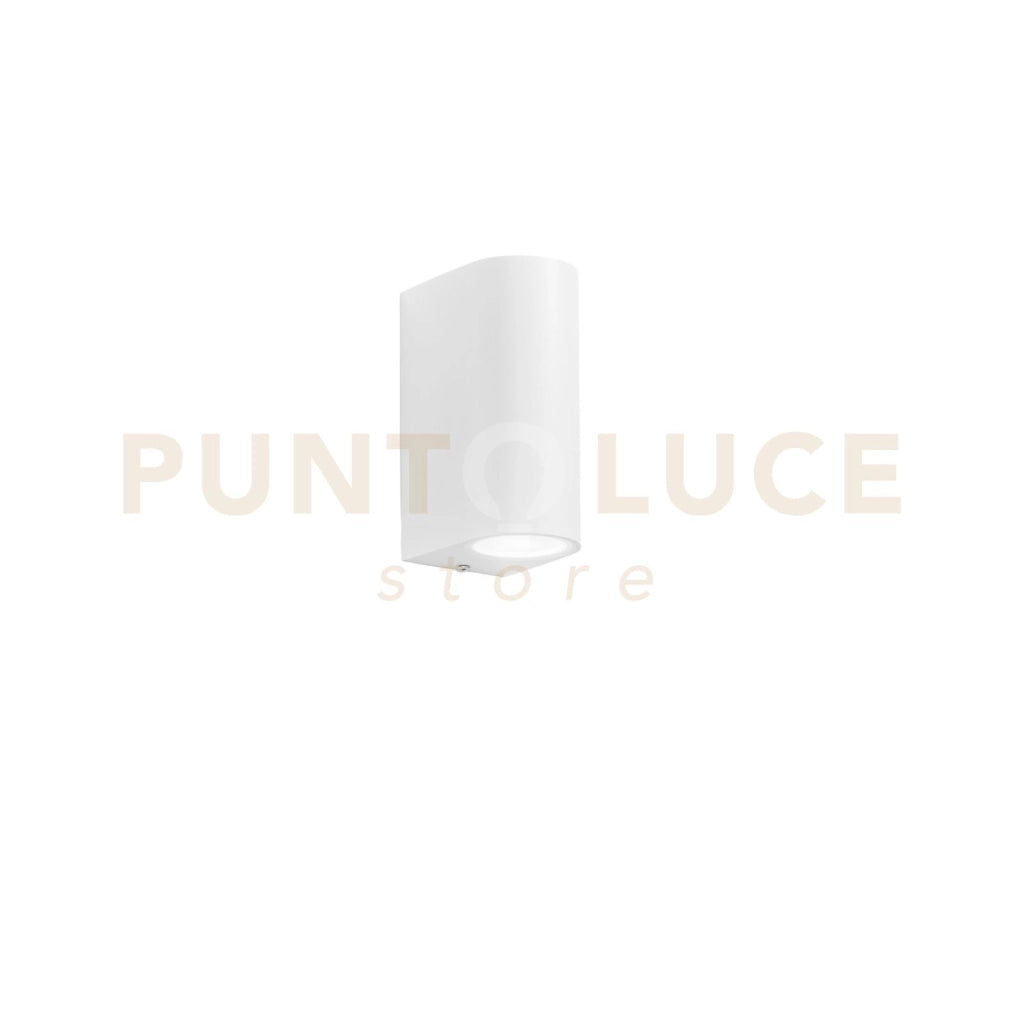 APPLIQUE BIEMISSIONE ONE BIANCA 2 LUCI ATTACCO GU10 IP54 6,7X9,3X13CM