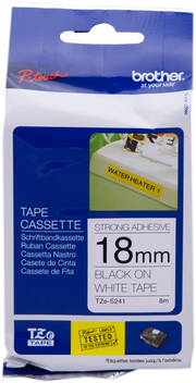 Brother TZE-S241 nastro per etichettatrice Nero su bianco TZ