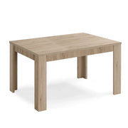 Tavolo allungabile da pranzo Rovere Derby 130x80 fino a 170 cm modello N1 MADE IN ITALY design moderno ideale per cucina, soggiorno e sala da pranzo