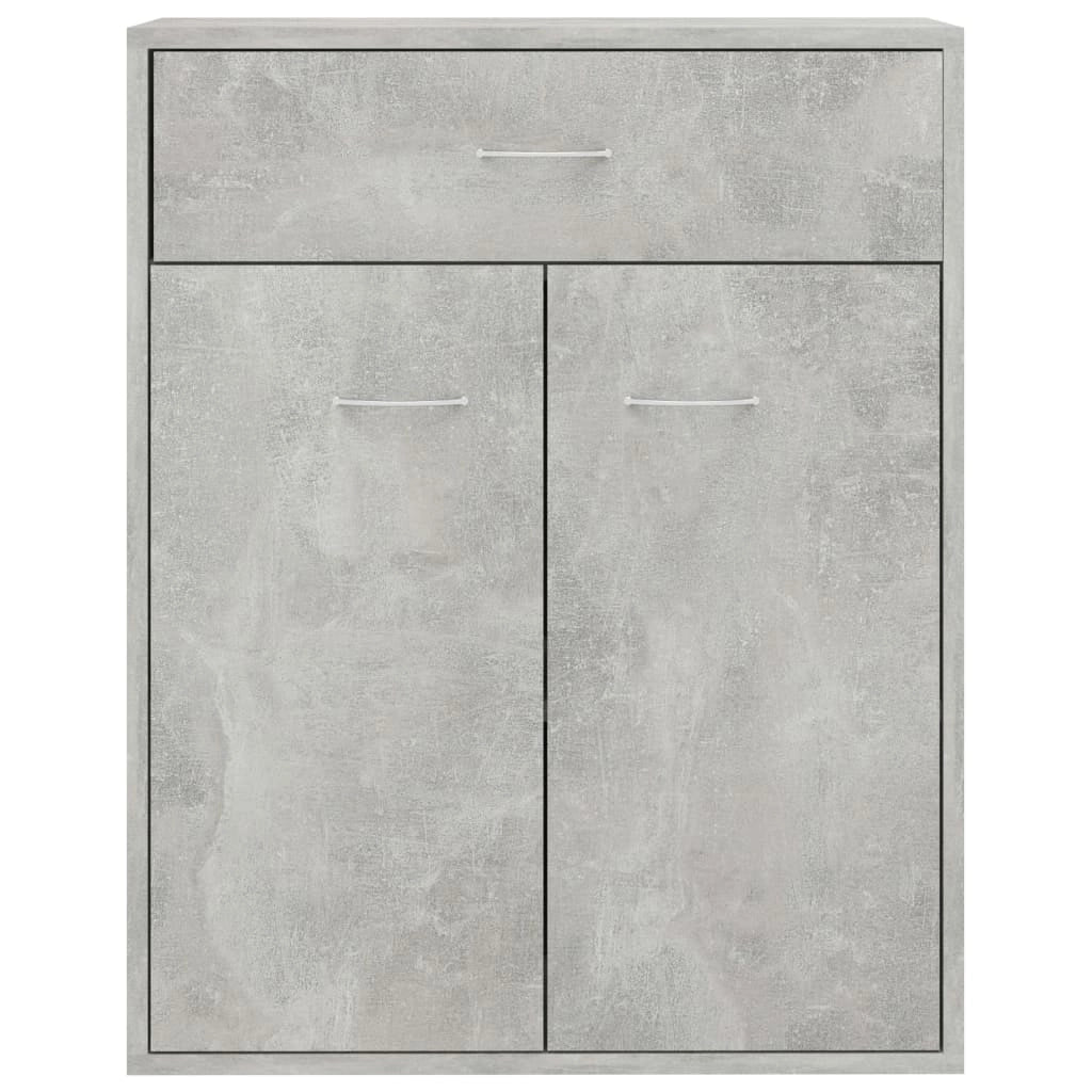 Buffet credenza cassettiera armadio mobile contenitore organizer per cucina soggiorno salotto 60 x 30 x 75 cm legno ingegnerizzato grigio 02_0031959