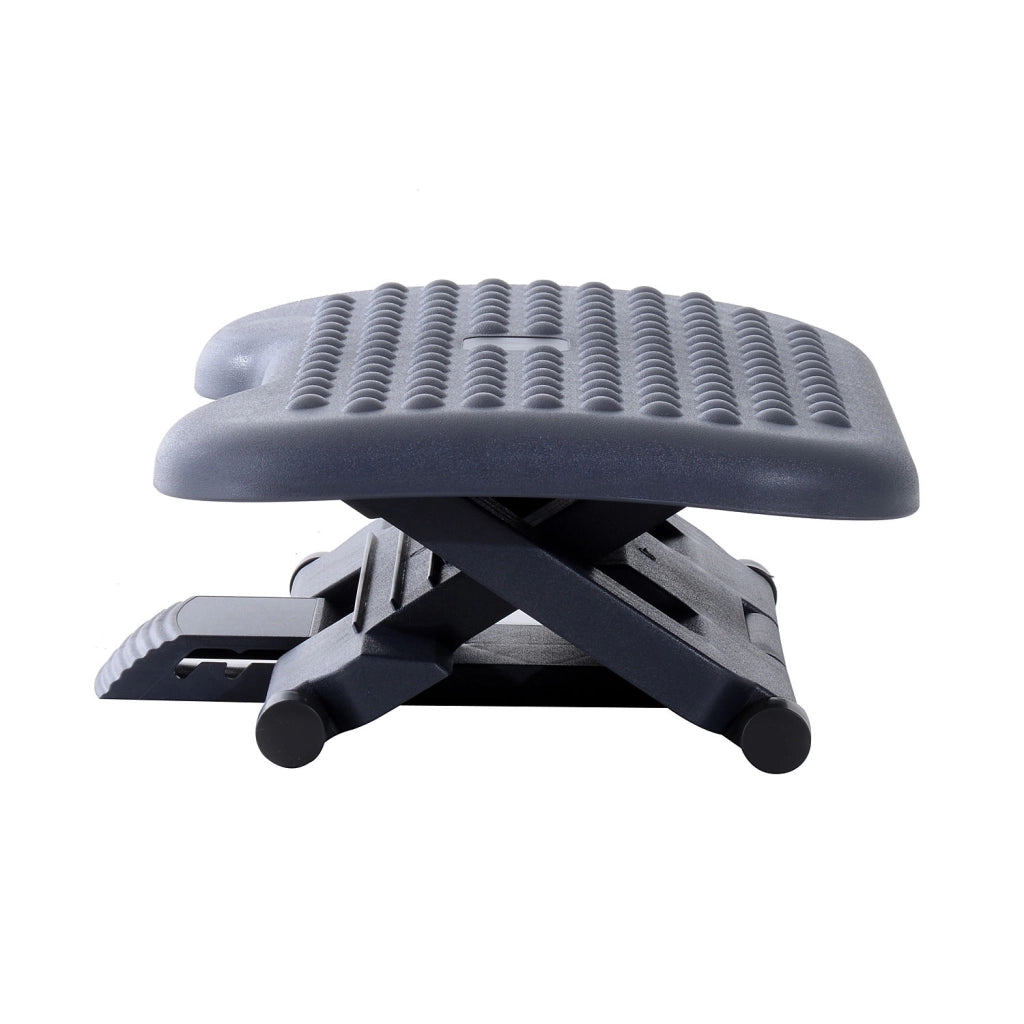 Poggiapiedi ergonomico ¨C zephmum ¨C regolabile in altezza e angolo, grigio scuro