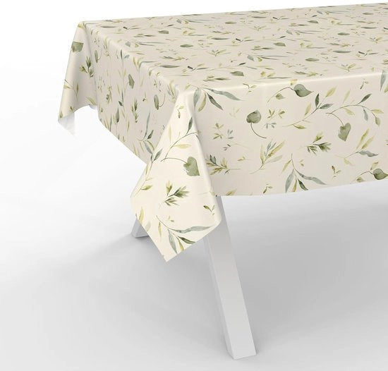 Telaio per tavolo con disegno floreale - colore crema - versatile