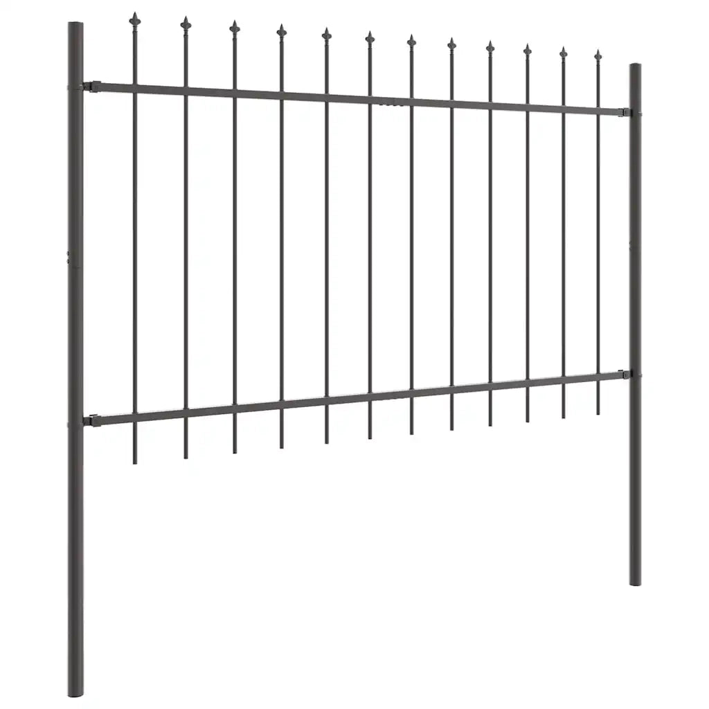 Recinzione per Giardino 8 pcs Grigio 13,6 x 1 m 3334150