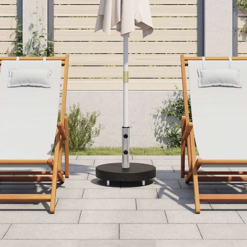 Base per Ombrellone in Granito 30 kg Circolare Nera CFW7609565