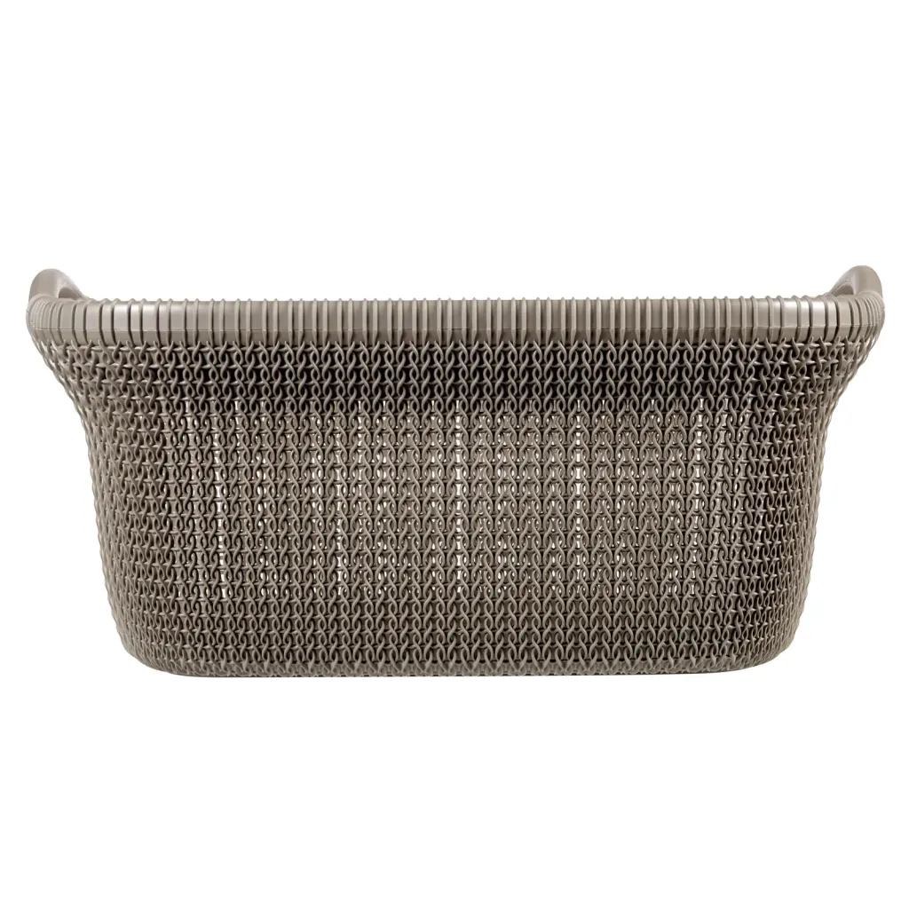 Curver Cesto Portabiancheria Knit 40 L Marrone Metallizzatocod mxl 119978