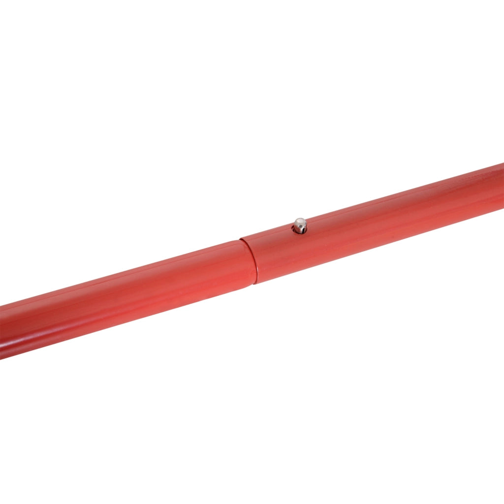 Rebounder per allenamento calcio 96 x 80 x 96 cm, angolo regolabile, rosso, struttura pieghevole