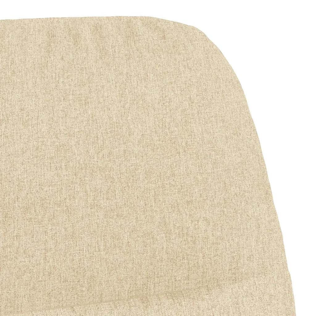 Sedia a Dondolo Crema in Tessuto CFW4314154