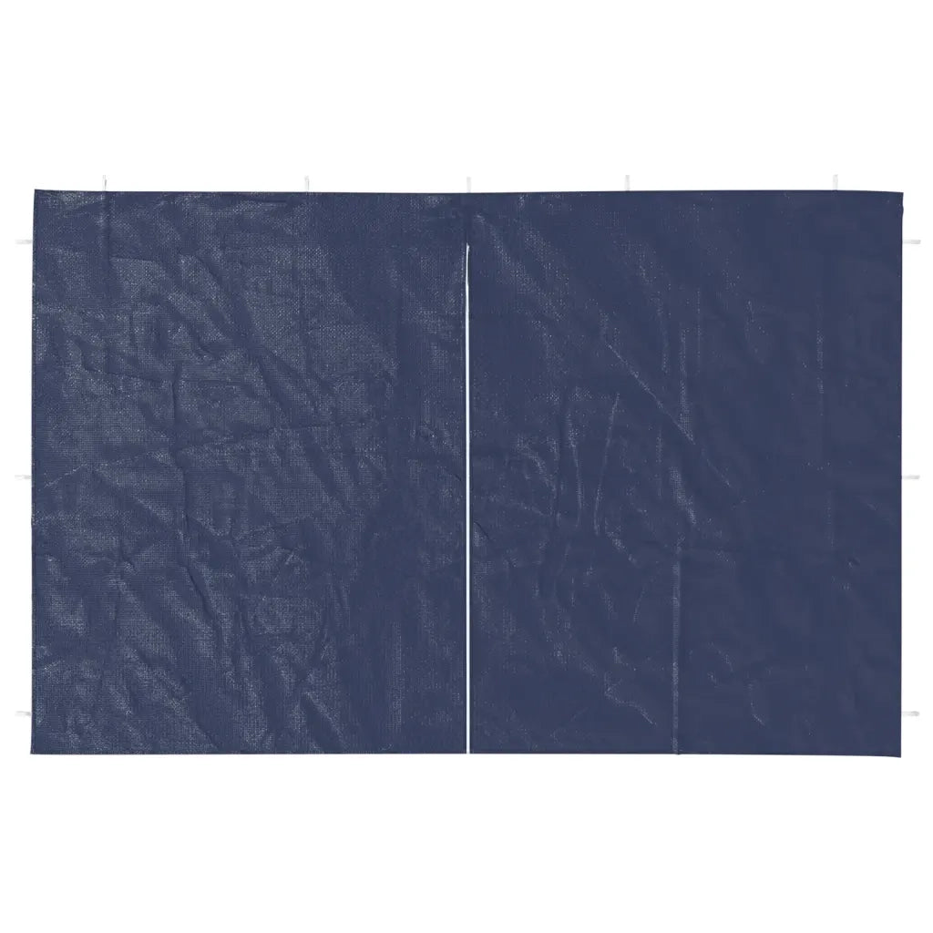 Parete per Tendostruttura in PE 2 pz con Cerniera Blu 45116