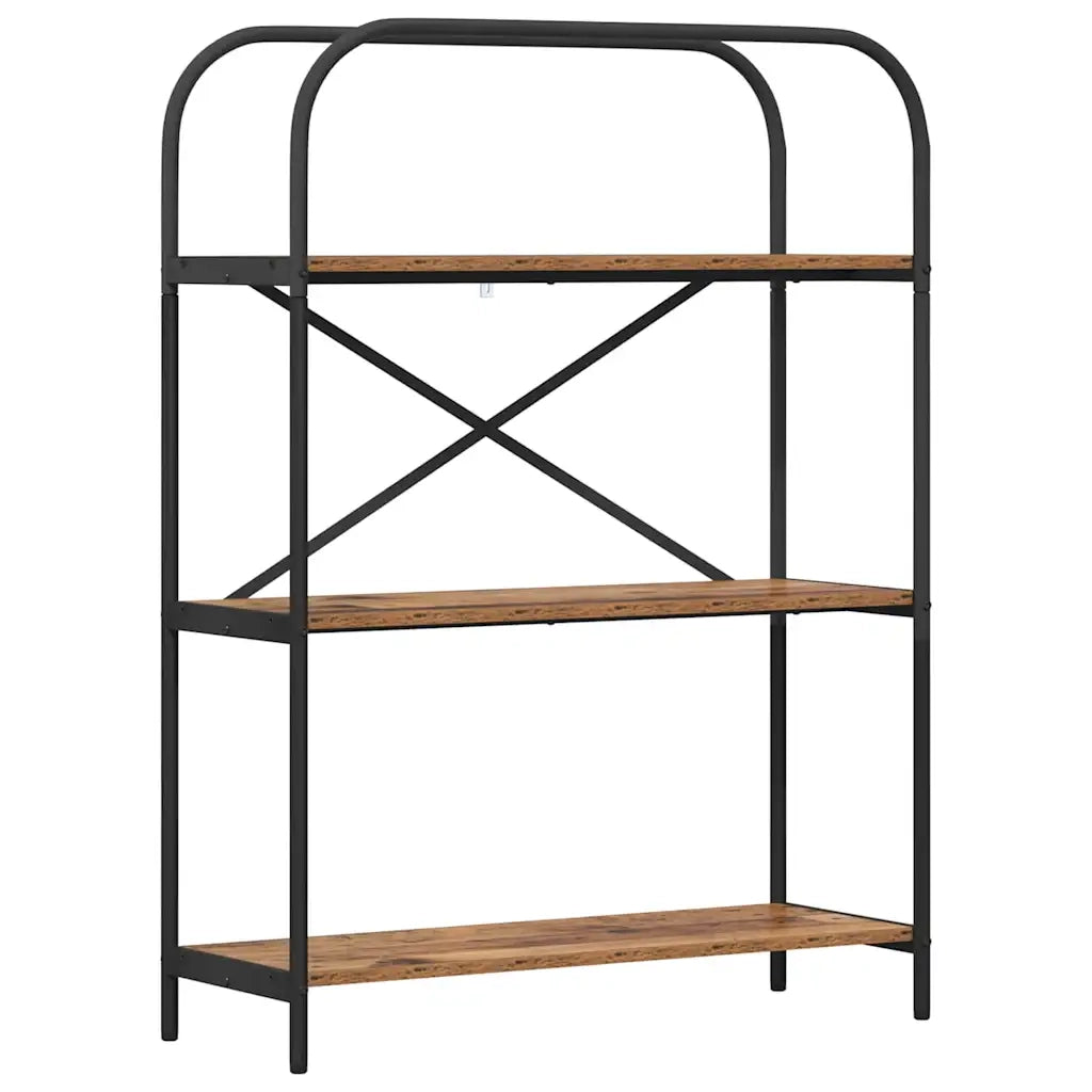 Libreria-Scaffale per Libri-Mobile di Stoccaggio Legno vecchio 80 x 30 x 109 cm Legno multistrato 771677