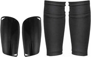 Sokke per protezione delle ginocchia in nylon per calcio all'aperto - Adulti Uomini Donne - Nero