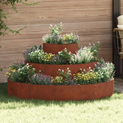 Vaso da giardino Marrone 120 x 120 x 20 cm 873661