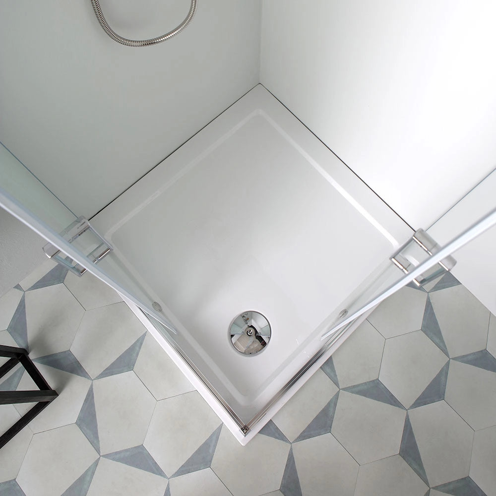 Box doccia quadrato 80x80 con ante scorrevoli