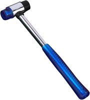 Hammer a martello in gomma 22 mm con testa rotonda doppiamente e manico antiscivolo per fai da te e carpenteria - Hammer a pavimento con piccola testa a martello.