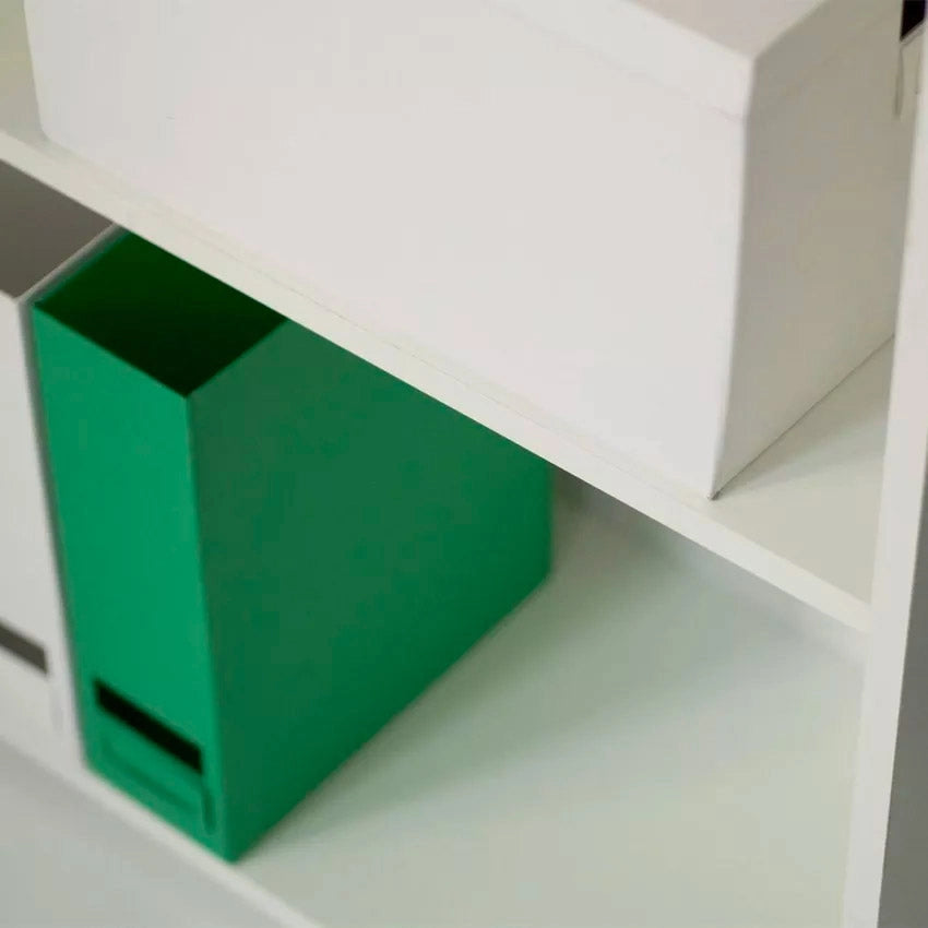 Libreria 6 Ripiani 72,3x34,1x177,1 cm in Truciolare Nobilitato Bianca