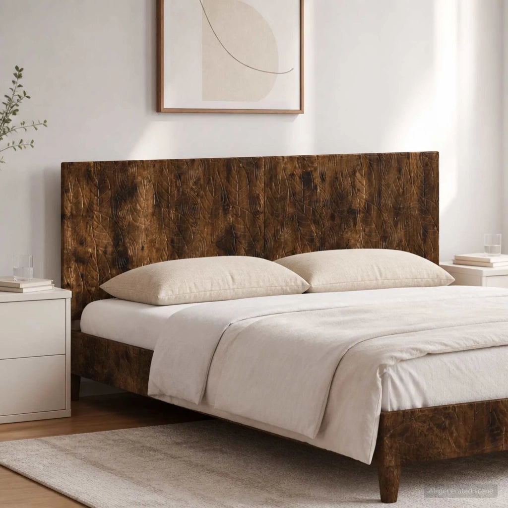 Testiera da Muro DELFT Rovere Fumo Legno ingegnerizzato 897170