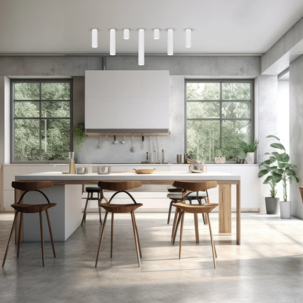 Faretto soffitto bianco tondo 30cm GU10 8W Genesis Milagro