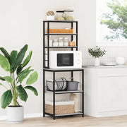 Mensola da cucina-Scaffale per Cucina Grigio Sonoma 60 x 40 x 168 cm