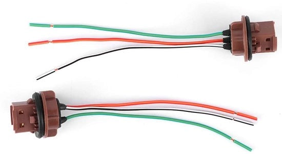 Kit di illuminazione per veicoli - 500 luce di strada - connettore per 7440 7441 7443 7444 T20 992A lampade - compatibile con veicoli - nero