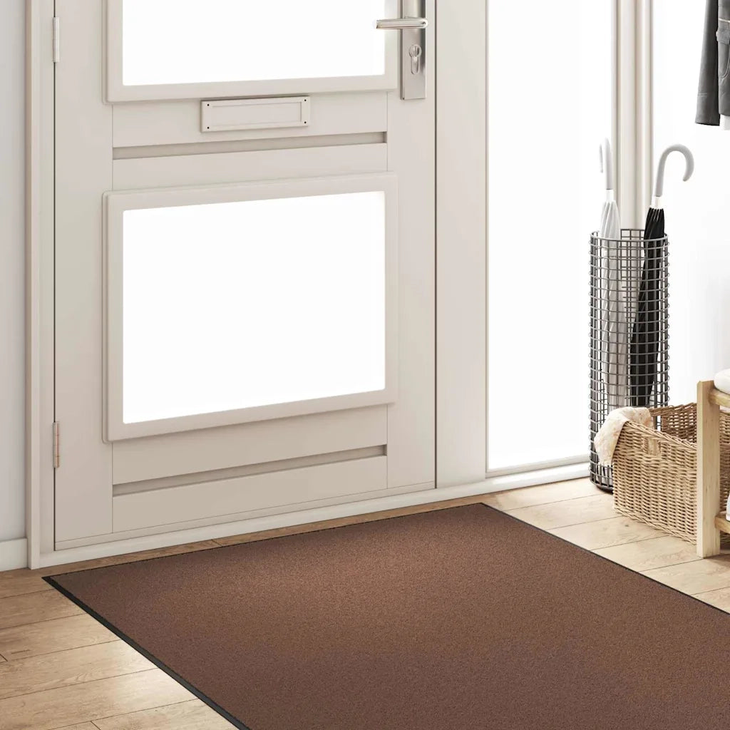 Tappetino Marrone e Nero 120 x 350 cm 100% Poliammide 4100783