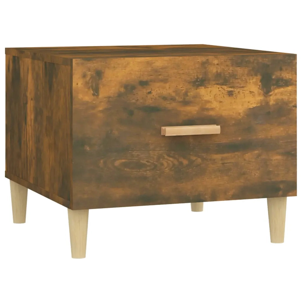 Tavolino da salotto | Tavolino da caff¨¨ | Tavolino da Soggiorno Rovere Fumo 50x50x40 cm Legno Multistrato